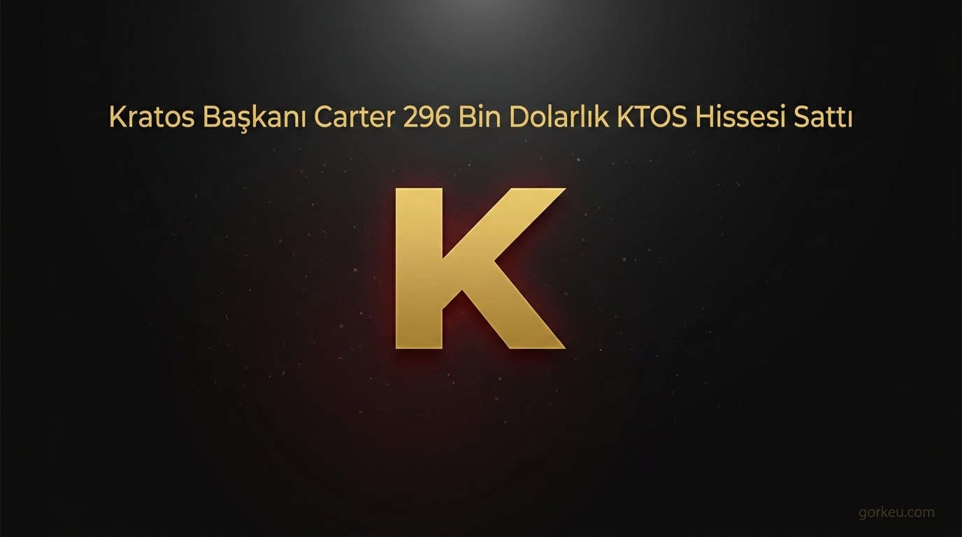 Kratos Başkanı Carter 296 Bin Dolarlık KTOS Hissesi Sattı