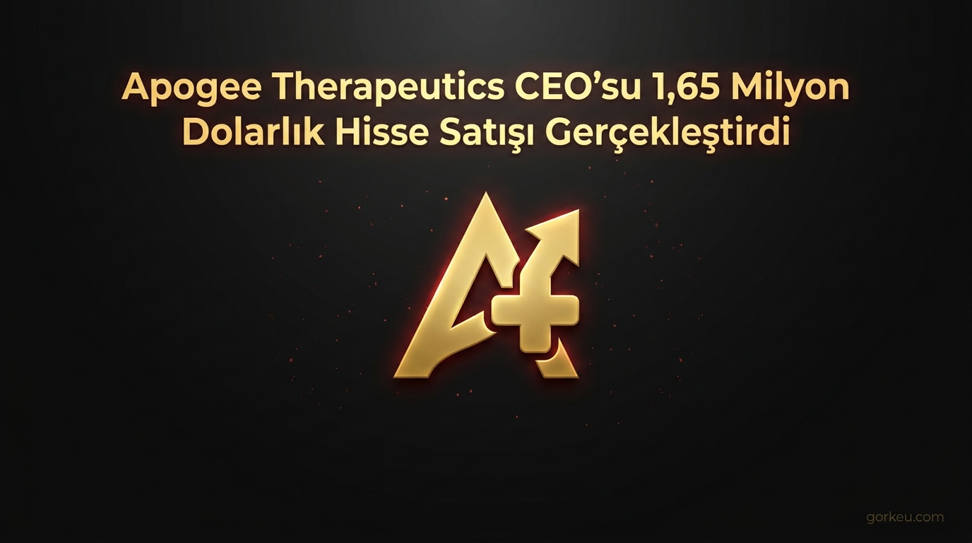 Apogee Therapeutics CEO’su 1,65 Milyon Dolarlık Hisse Satışı Gerçekleştirdi