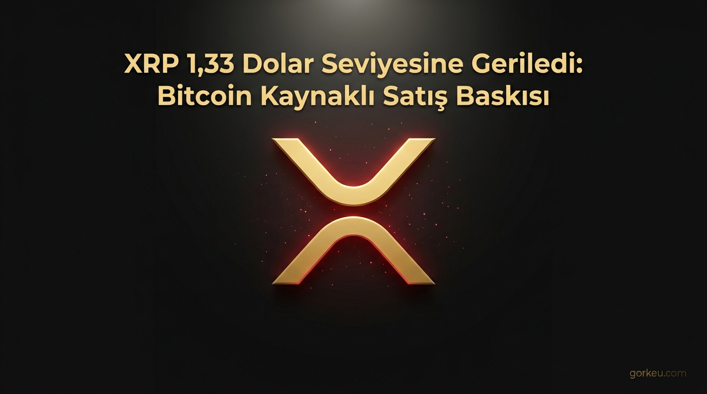 XRP 1,33 Dolar Seviyesine Geriledi: Bitcoin Kaynaklı Satış Baskısı