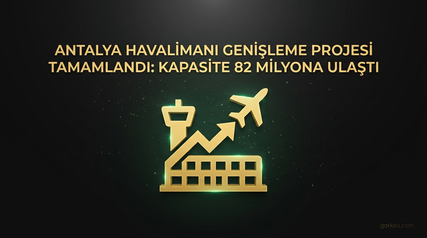 Antalya Havalimanı Genişleme Projesi Tamamlandı: Kapasite 82 Milyona Ulaştı