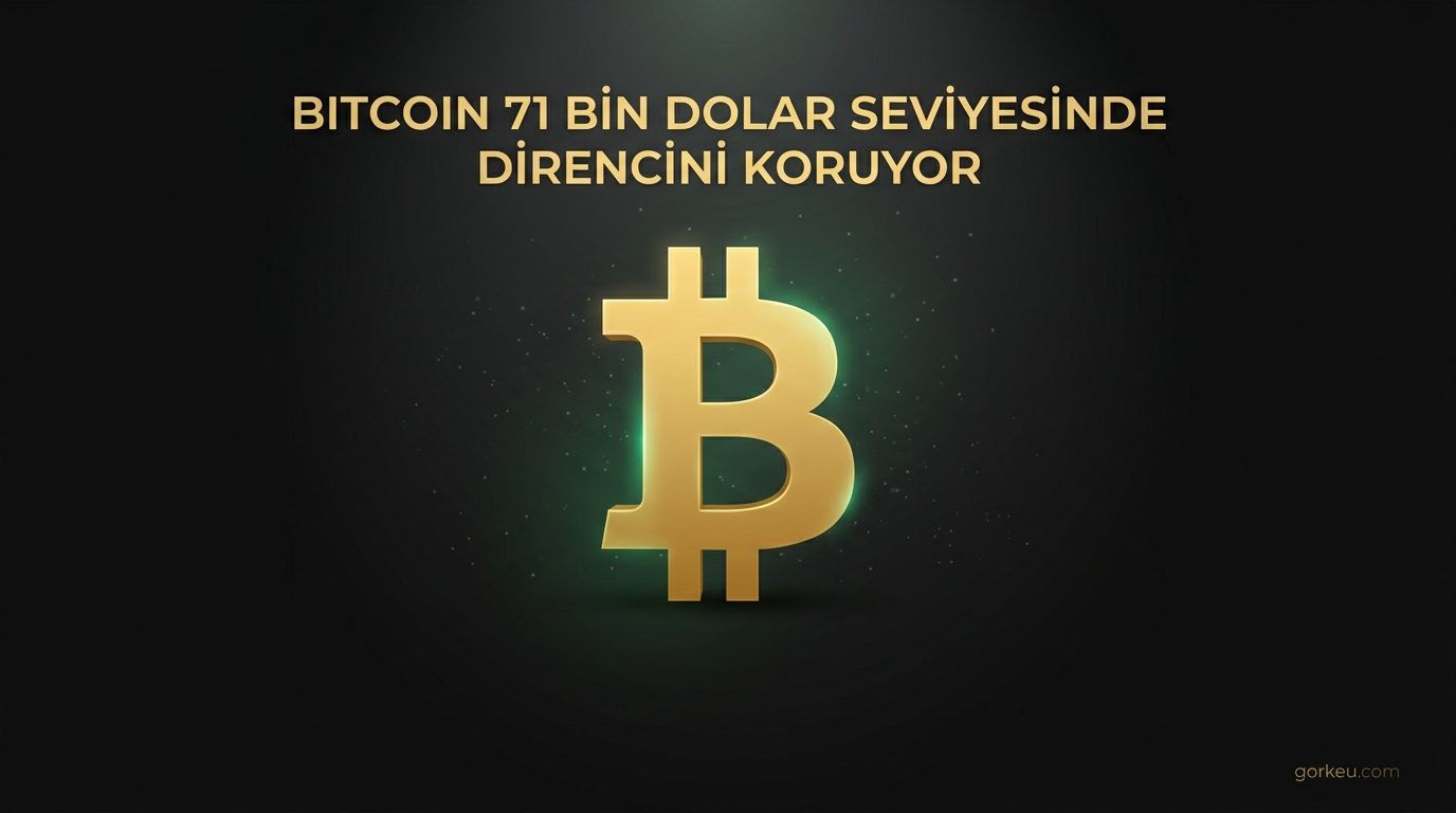 Bitcoin 71 Bin Dolar Seviyesinde Direncini Koruyor