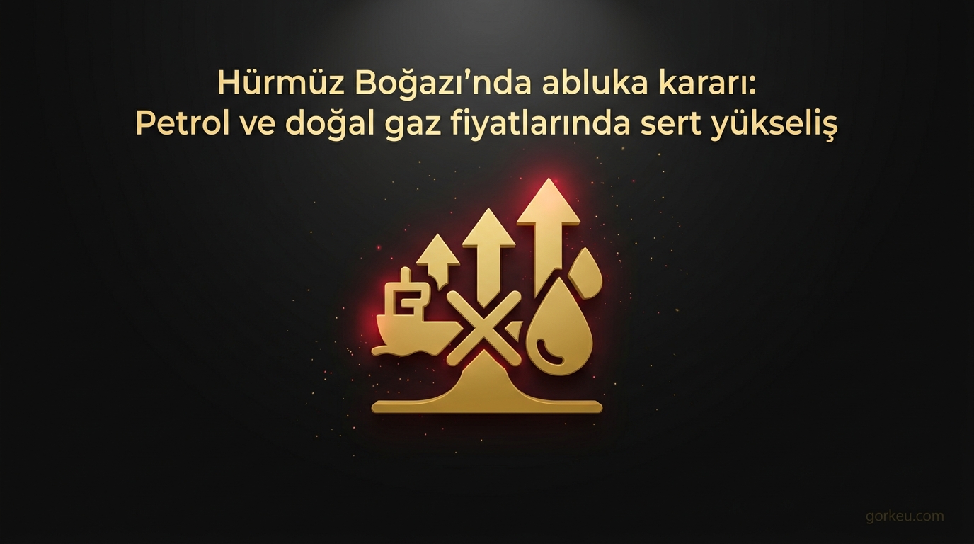 Hürmüz Boğazı'nda abluka kararı: Petrol ve doğal gaz fiyatlarında sert yükseliş