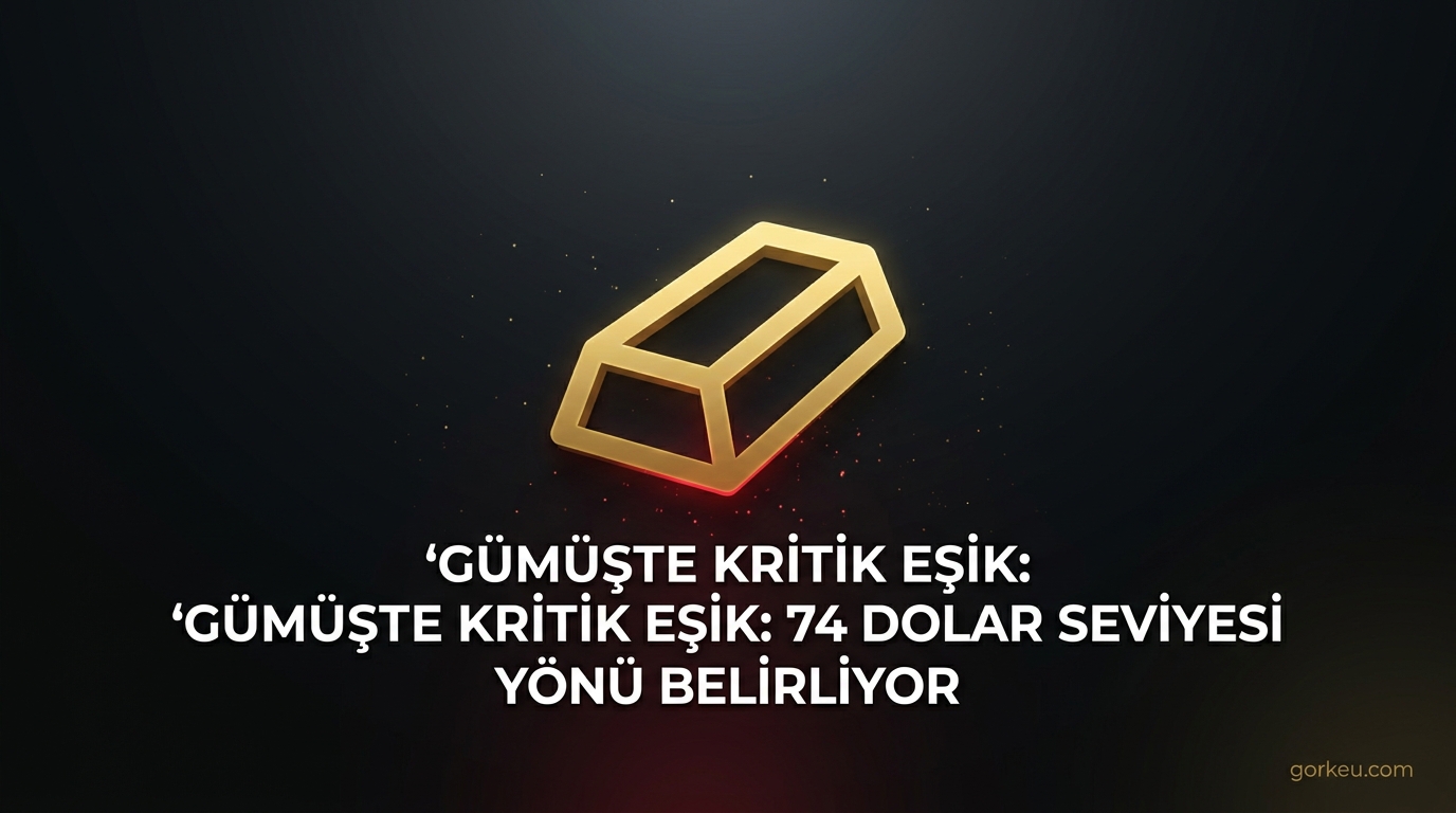 Gümüşte kritik eşik: 74 dolar seviyesi yönü belirliyor