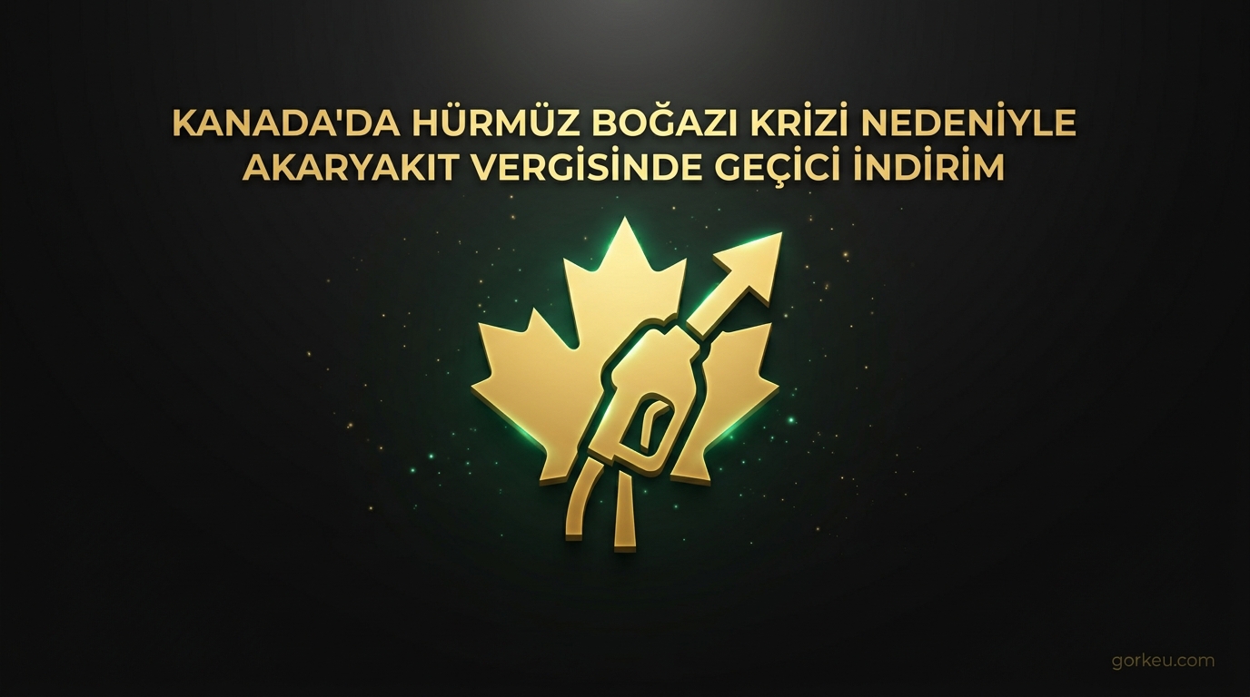 Kanada'da Hürmüz Boğazı Krizi Nedeniyle Akaryakıt Vergisinde Geçici İndirim