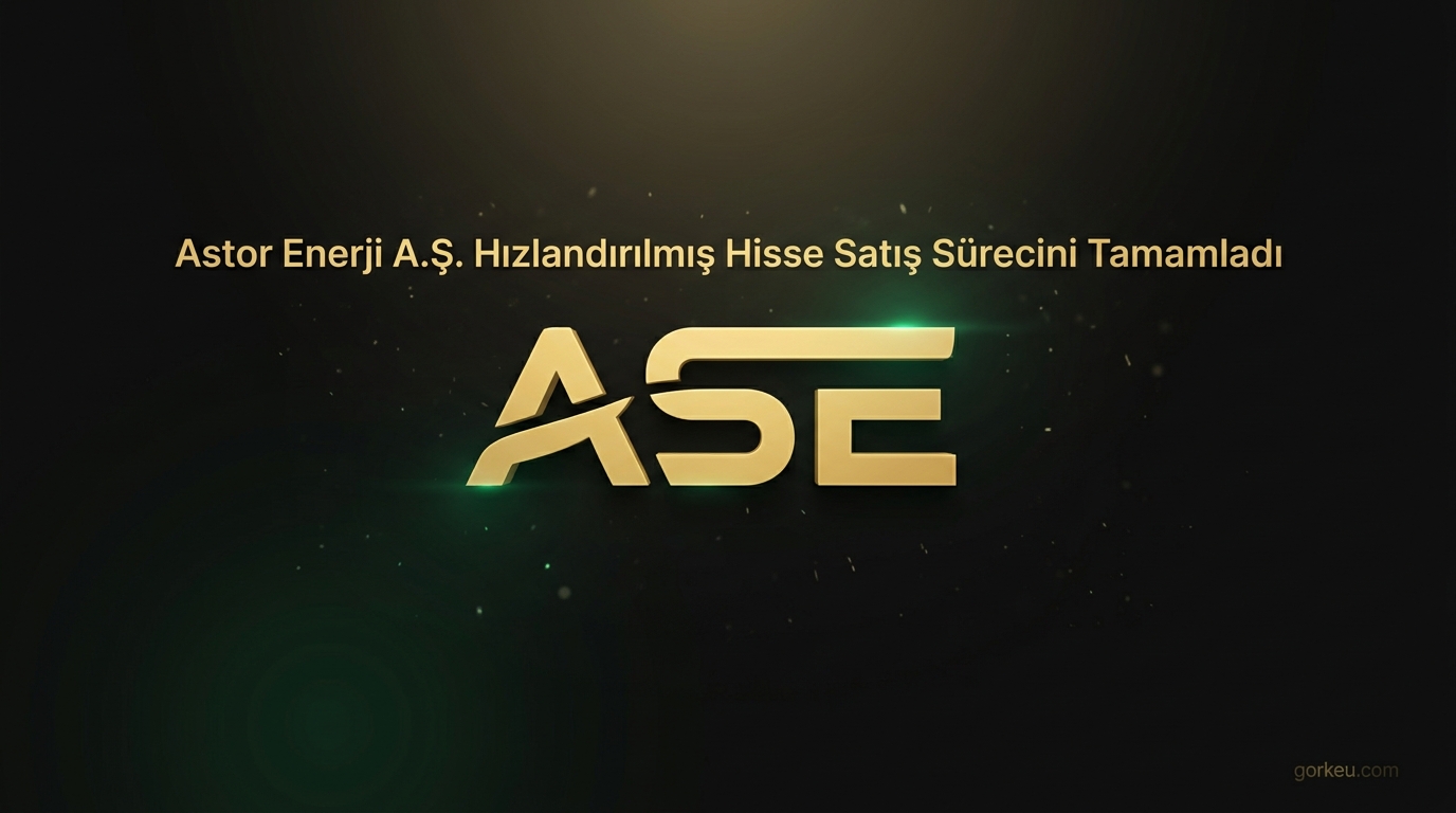 Astor Enerji A.Ş. Hızlandırılmış Hisse Satış Sürecini Tamamladı
