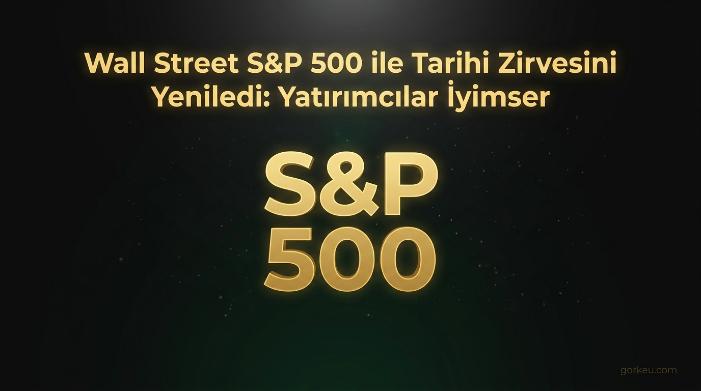 Wall Street S&P 500 ile Tarihi Zirvesini Yeniledi: Yatırımcılar İyimser