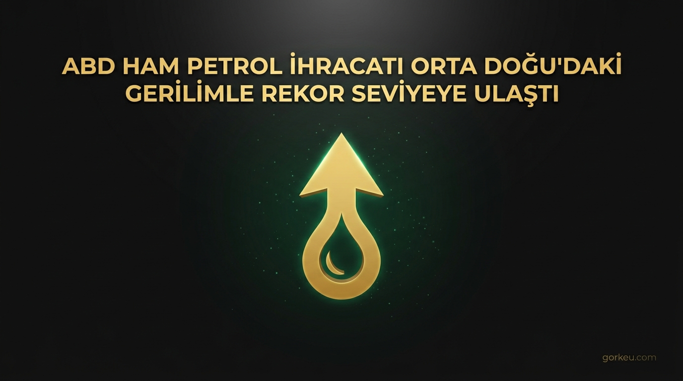 ABD Ham Petrol İhracatı Orta Doğu'daki Gerilimle Rekor Seviyeye Ulaştı