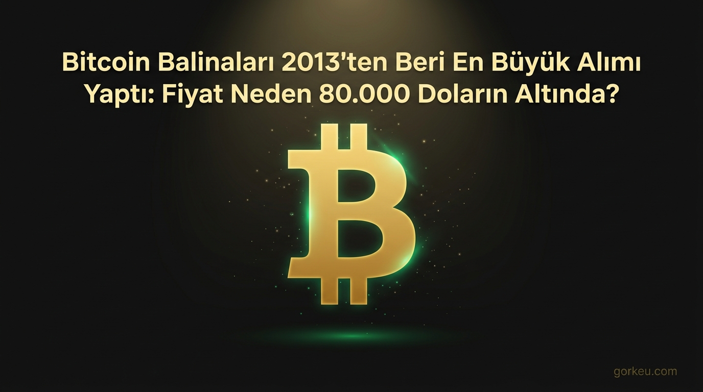 Bitcoin Balinaları 2013'ten Beri En Büyük Alımı Yaptı: Fiyat Neden 80.000 Doların Altında?