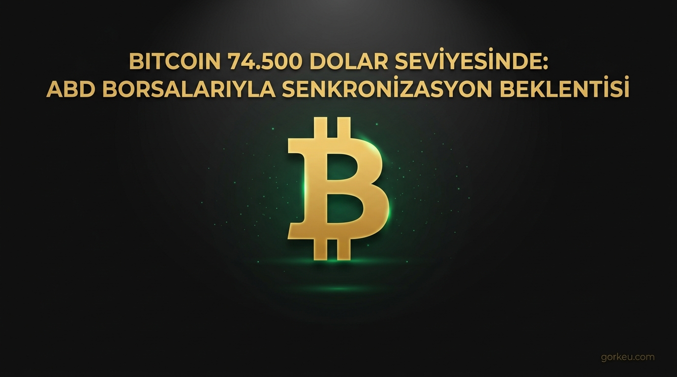Bitcoin 74.500 Dolar Seviyesinde: ABD Borsalarıyla Senkronizasyon Beklentisi