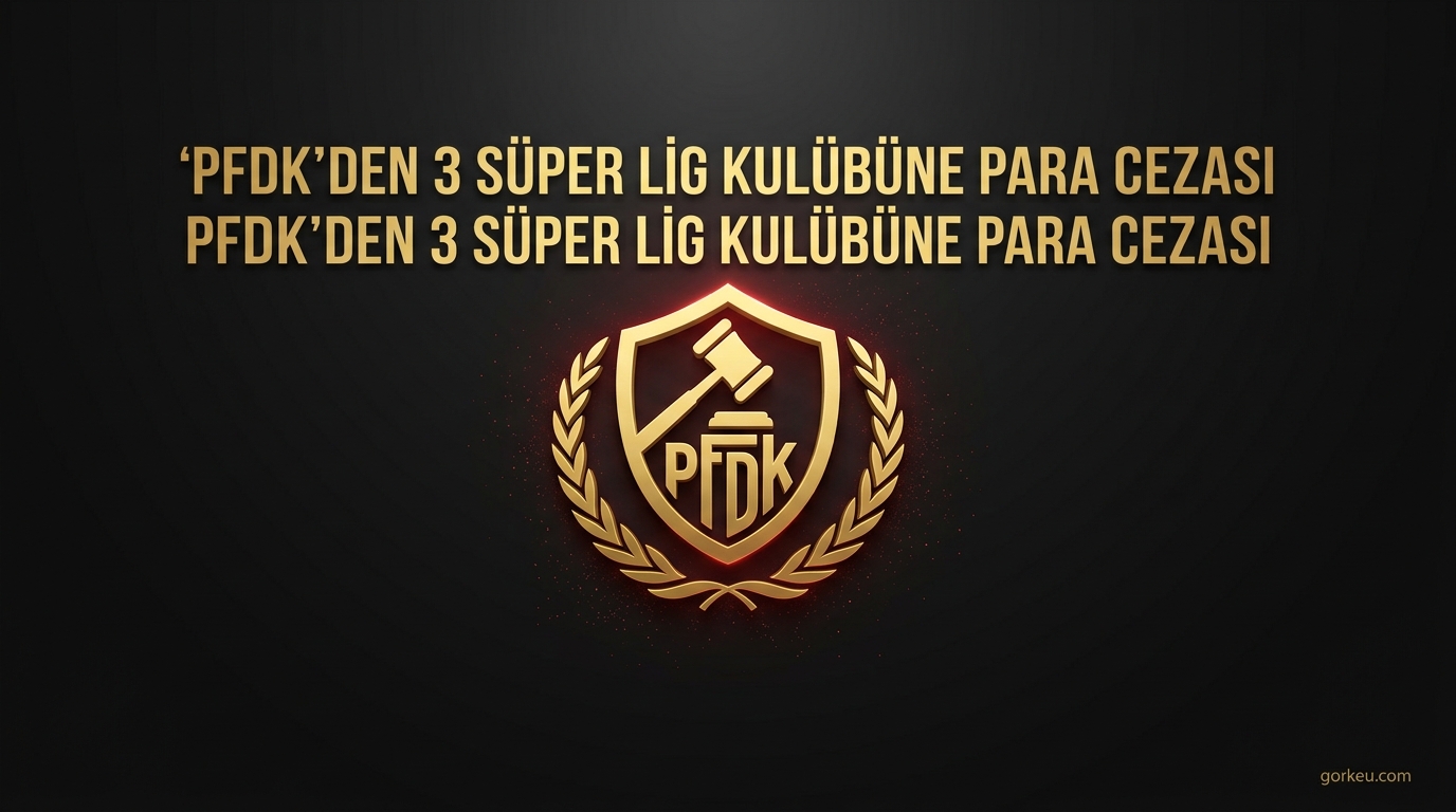 PFDK'den 3 Süper Lig Kulübüne Para Cezası