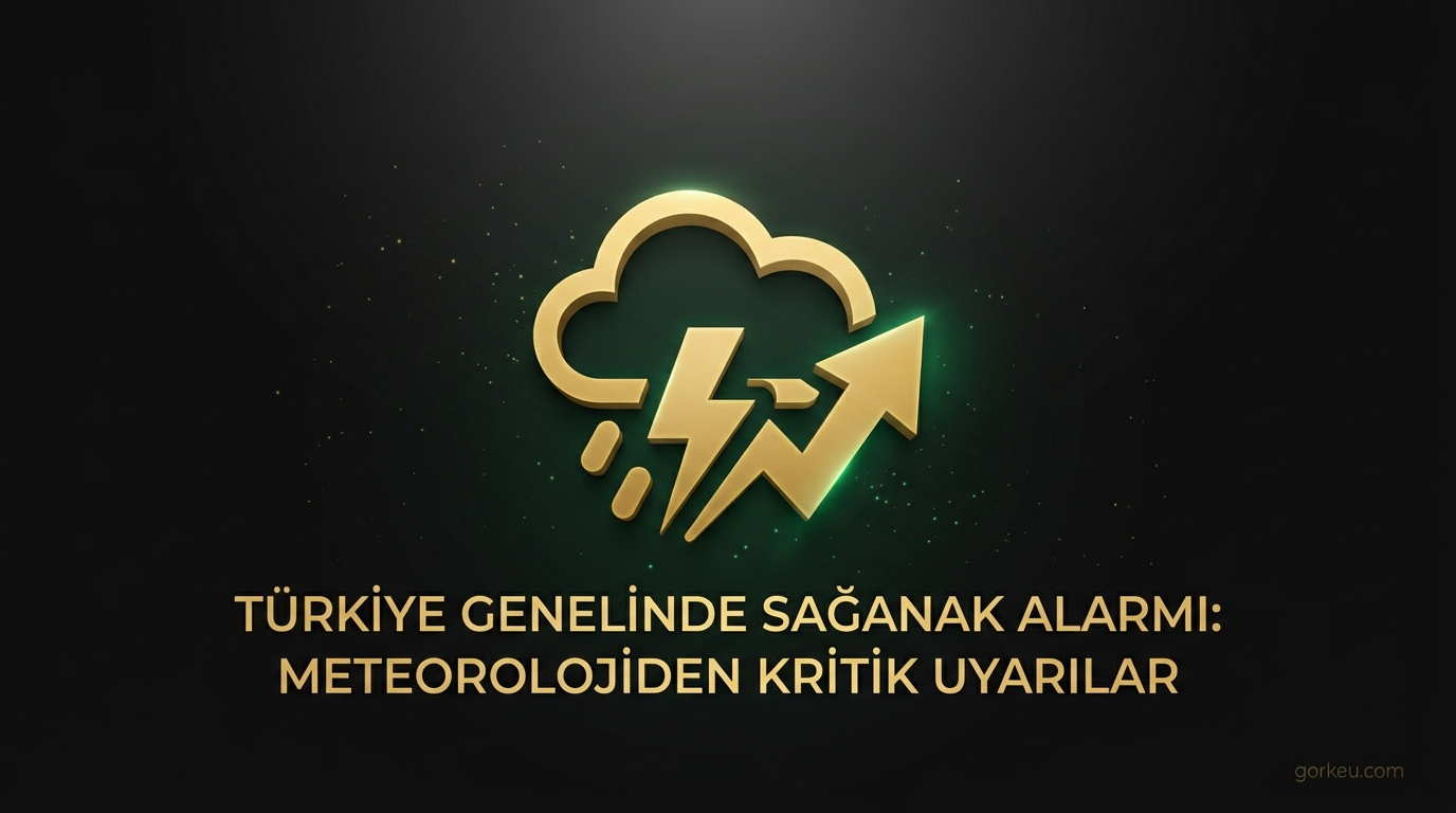 Türkiye Genelinde Sağanak Alarmı: Meteorolojiden Kritik Uyarılar