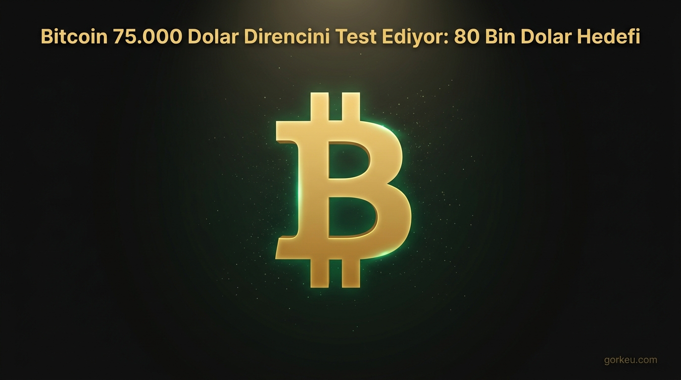 Bitcoin 75.000 Dolar Direncini Test Ediyor: 80 Bin Dolar Hedefi