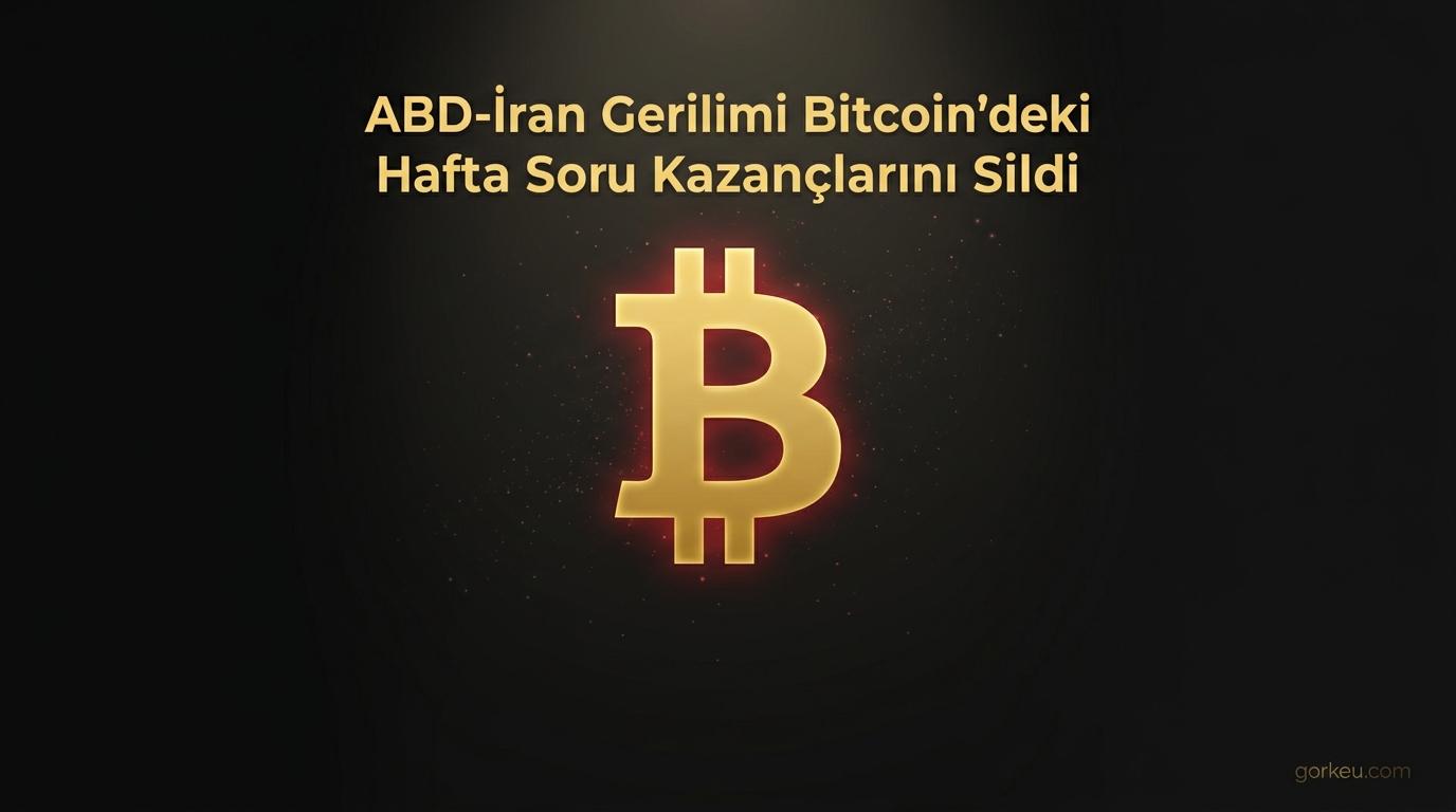 ABD-İran Gerilimi Bitcoin'deki Hafta Sonu Kazançlarını Sildi
