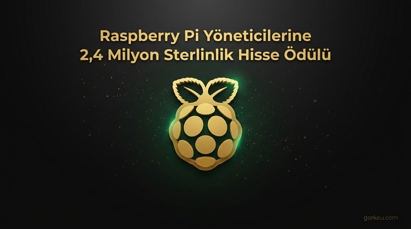Raspberry Pi Yöneticilerine 2,4 Milyon Sterlinlik Hisse Ödülü