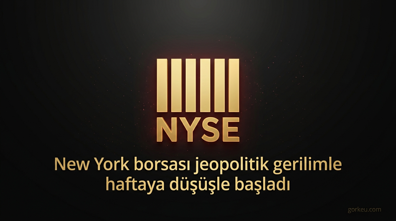 New York borsası jeopolitik gerilimle haftaya düşüşle başladı
