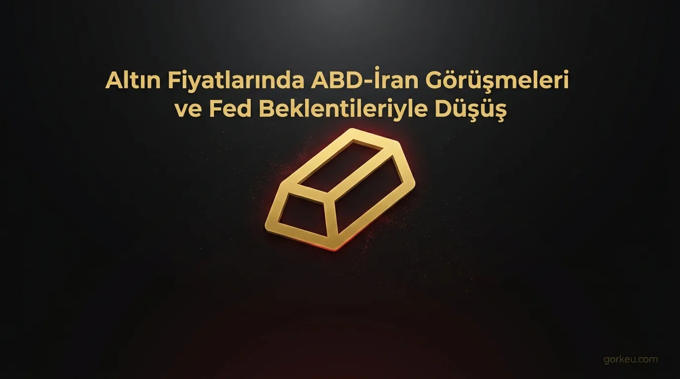 Altın Fiyatlarında ABD-İran Görüşmeleri ve Fed Beklentileriyle Düşüş