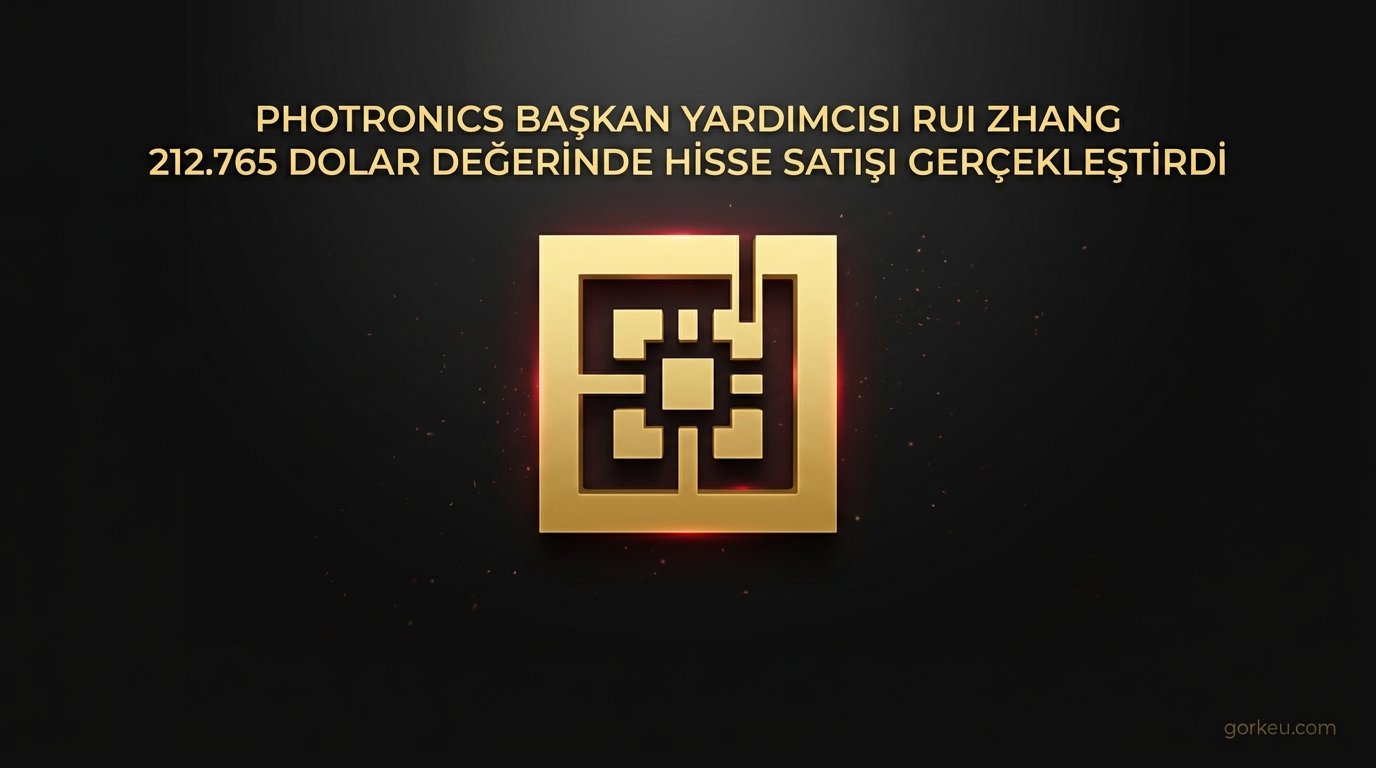 Photronics Başkan Yardımcısı Rui Zhang 212.765 Dolar Değerinde Hisse Satışı Gerçekleştirdi