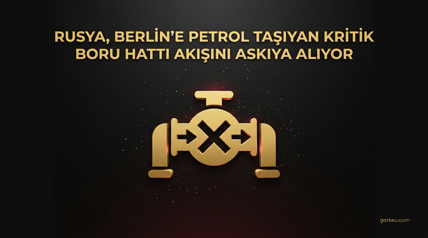 Rusya, Berlin'e Petrol Taşıyan Kritik Boru Hattı Akışını Askıya Alıyor