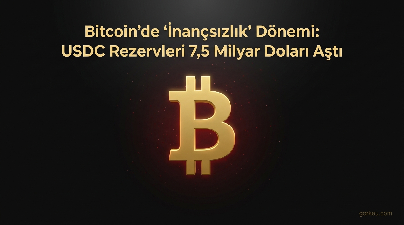 Bitcoin'de 'İnançsızlık' Dönemi: USDC Rezervleri 7,5 Milyar Doları Aştı