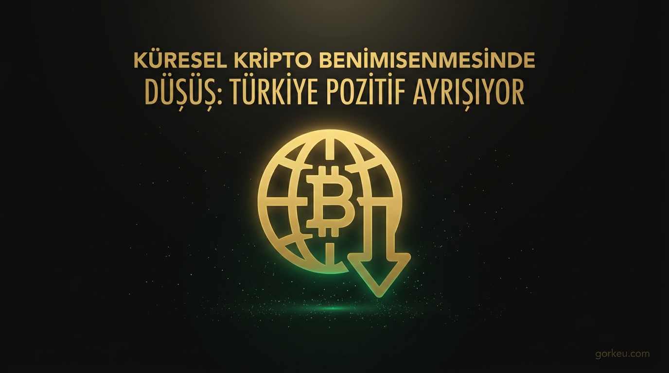 Küresel Kripto Benimsenmesinde Düşüş: Türkiye Pozitif Ayrışıyor
