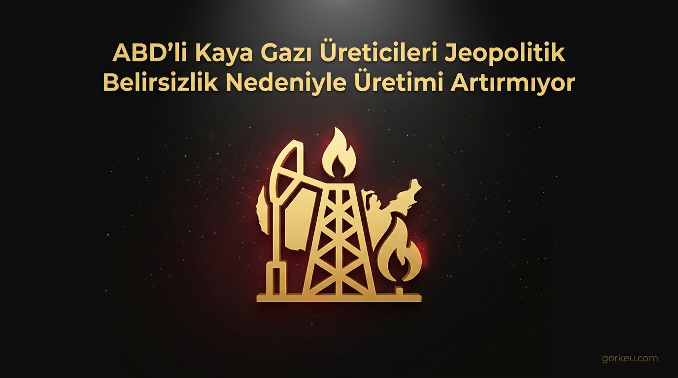 ABD'li Kaya Gazı Üreticileri Jeopolitik Belirsizlik Nedeniyle Üretimi Artırmıyor