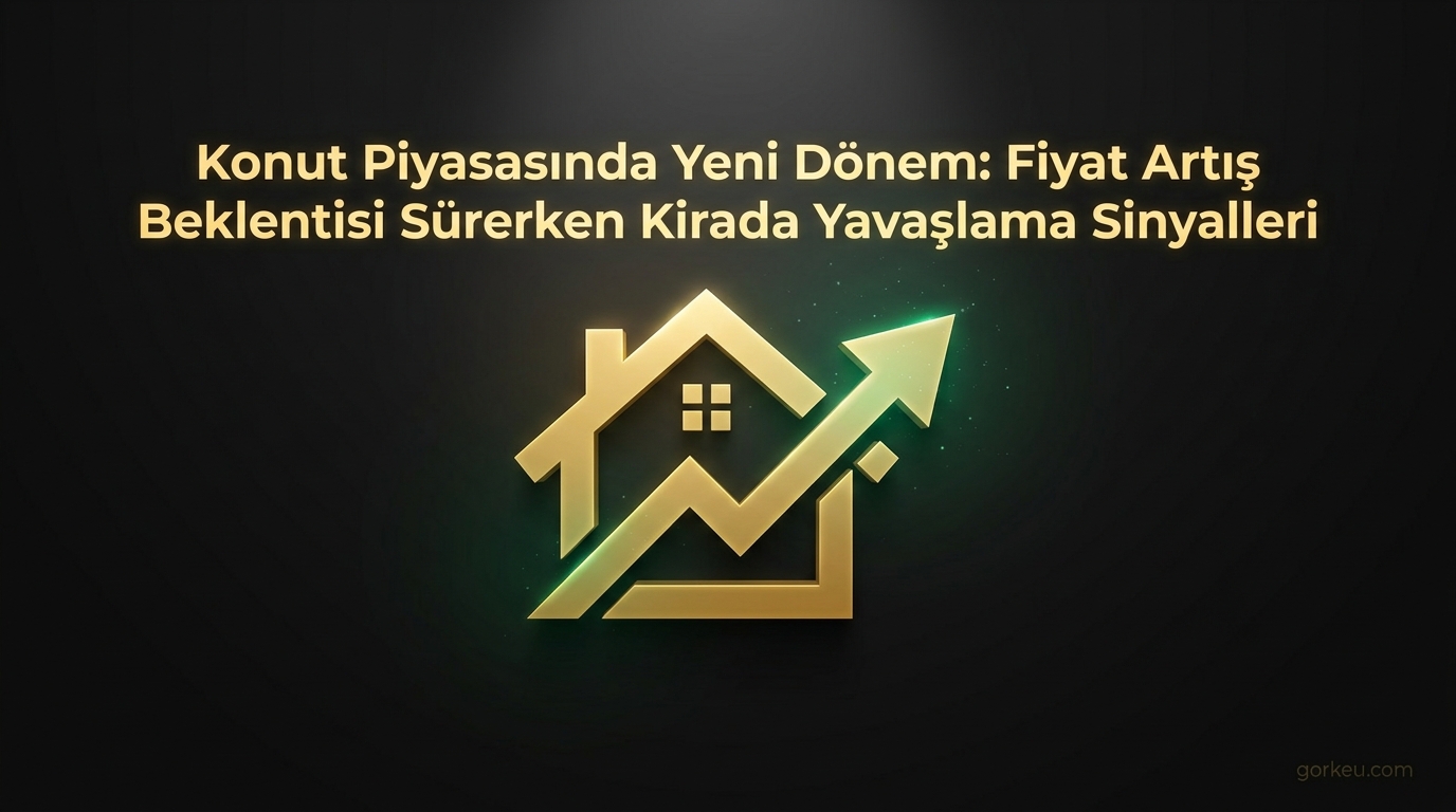 Konut Piyasasında Yeni Dönem: Fiyat Artış Beklentisi Sürerken Kirada Yavaşlama Sinyalleri