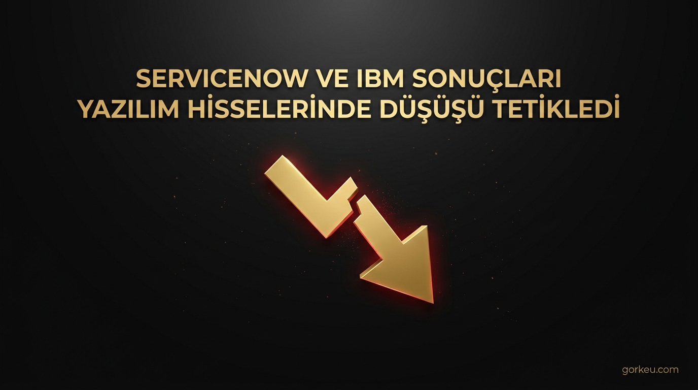 ServiceNow ve IBM Sonuçları Yazılım Hisselerinde Düşüşü Tetikledi