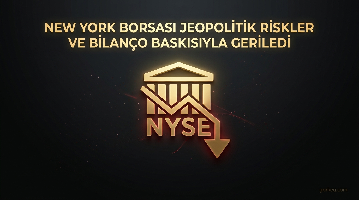 New York Borsası jeopolitik riskler ve bilanço baskısıyla geriledi