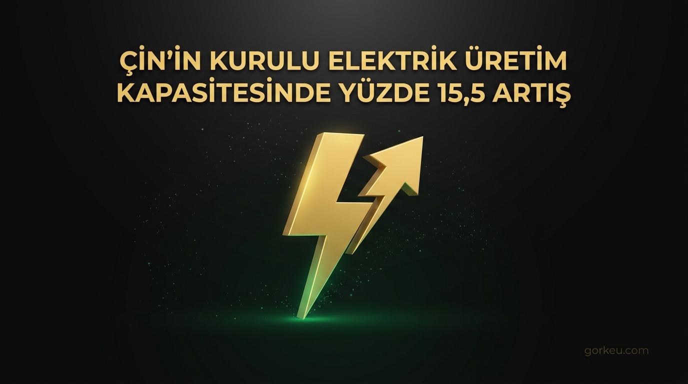 Çin'in Kurulu Elektrik Üretim Kapasitesinde Yüzde 15,5 Artış