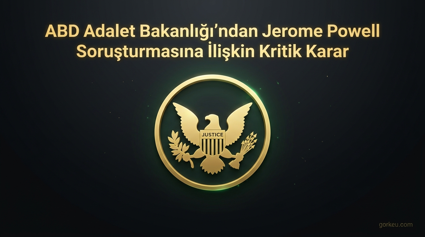 ABD Adalet Bakanlığı’ndan Jerome Powell Soruşturmasına İlişkin Kritik Karar