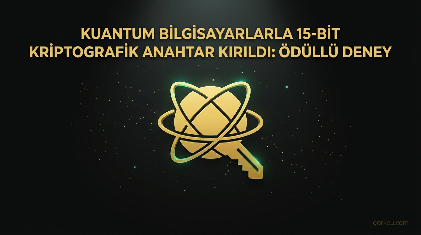 Kuantum Bilgisayarlarla 15-Bit Kriptografik Anahtar Kırıldı: Ödüllü Deney
