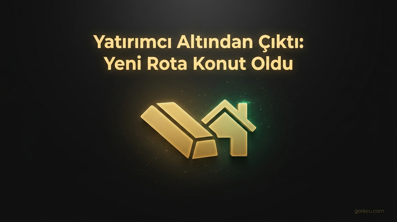 Yatırımcı Altından Çıktı: Yeni Rota Konut Oldu