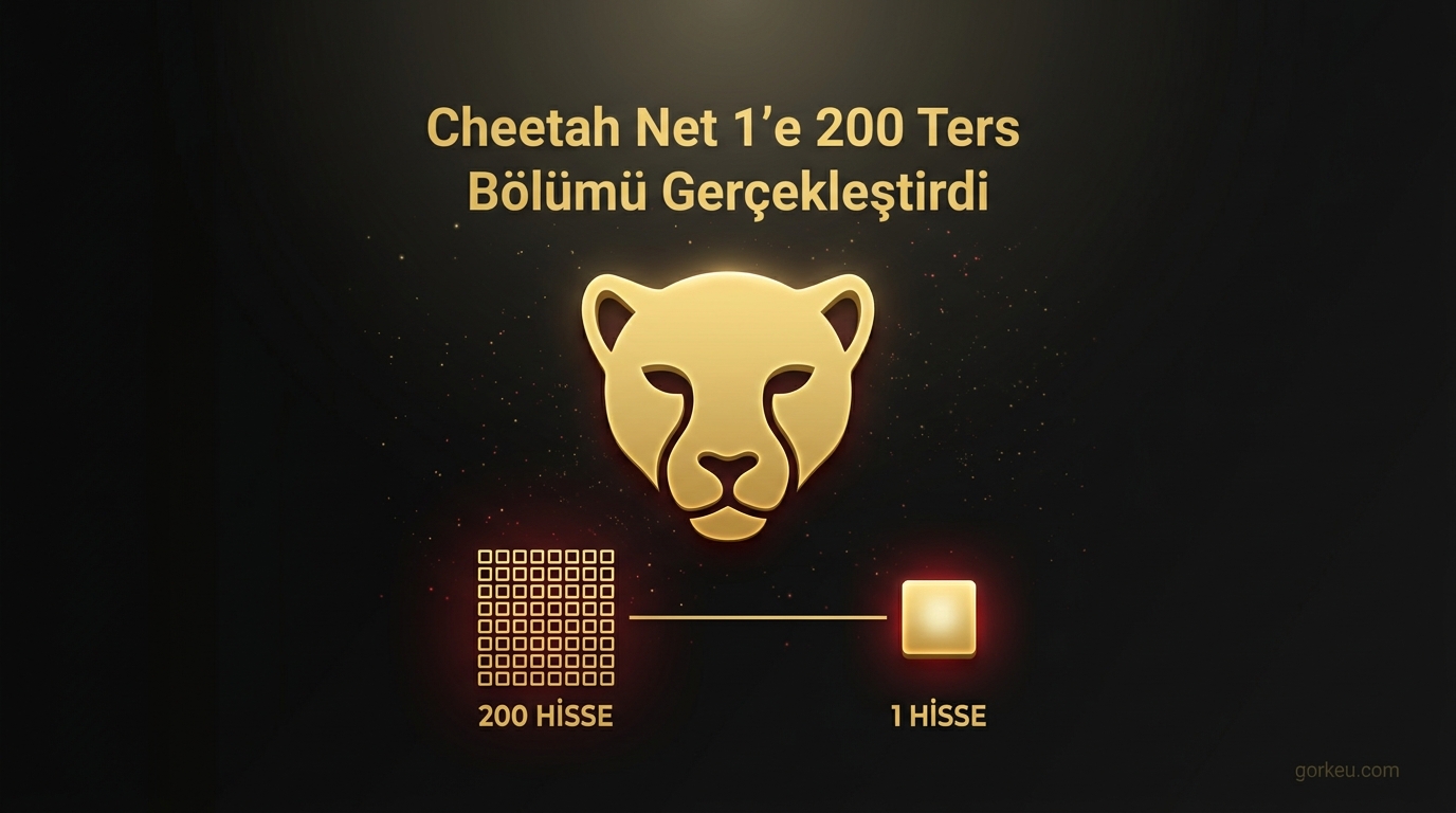 Cheetah Net 1’e 200 Ters Hisse Bölümü Gerçekleştirdi