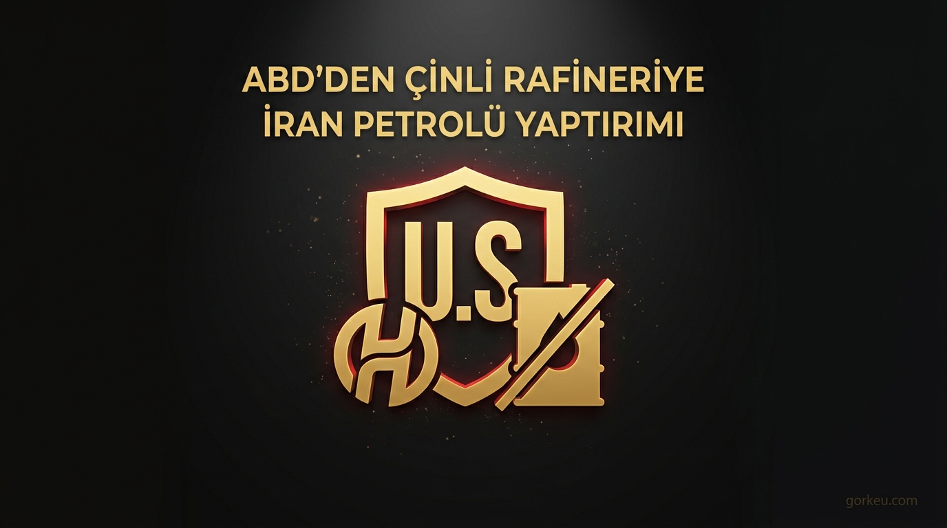 ABD'den Çinli Rafineriye İran Petrolü Yaptırımı