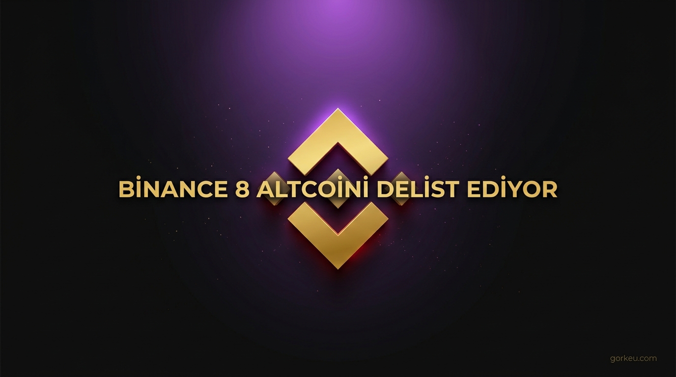 Binance 8 Altcoini Delist Ediyor