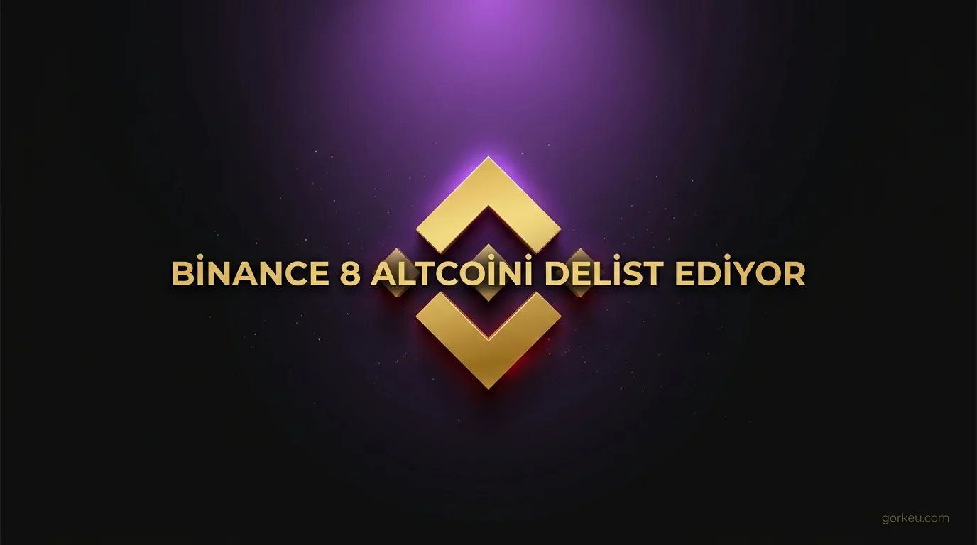 Binance 8 Altcoini Delist Ediyor