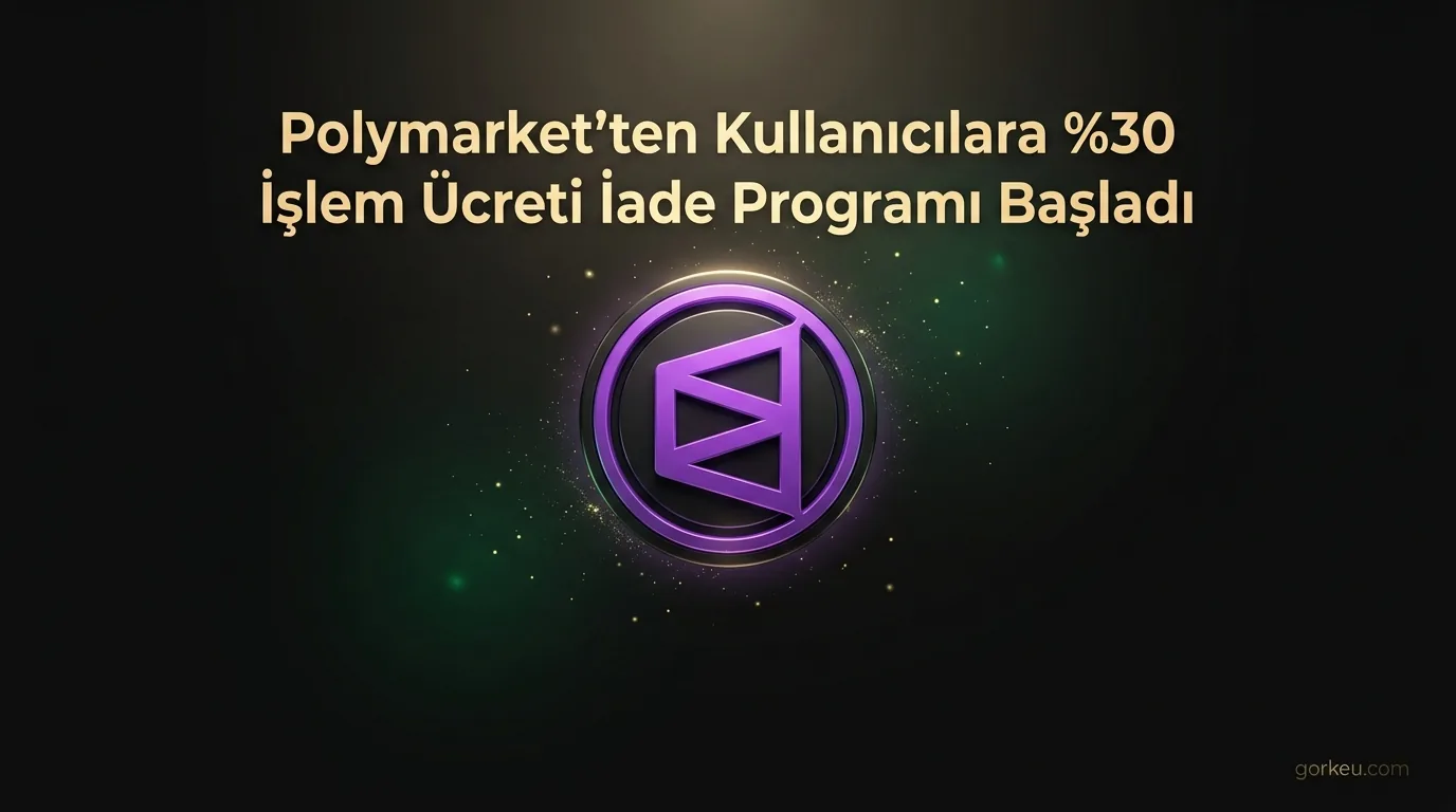 Polymarket'ten Kullanıcılara %30 İşlem Ücreti İade Programı Başladı