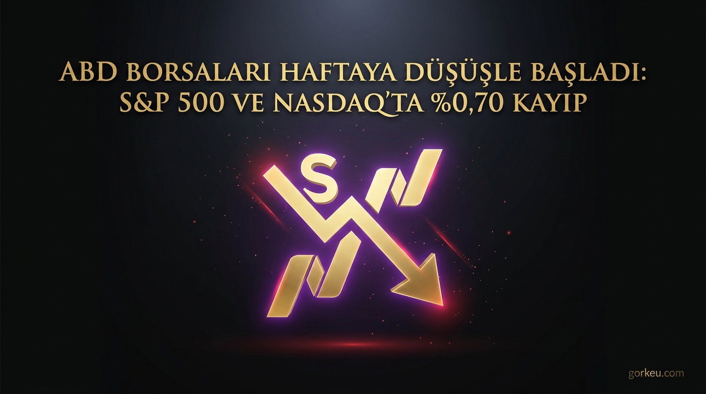 ABD Borsaları Haftaya Düşüşle Başladı: S&P 500 ve Nasdaq'ta %0,70 Kayıp