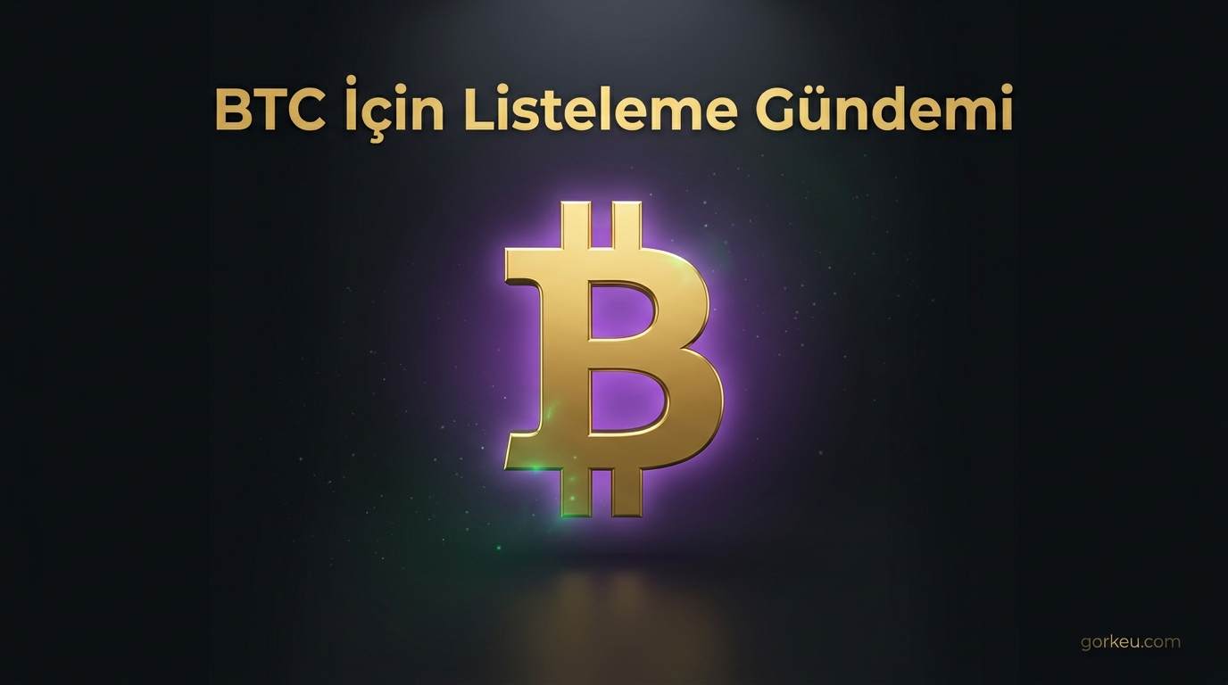 BTC İçin Listeleme Gündemi