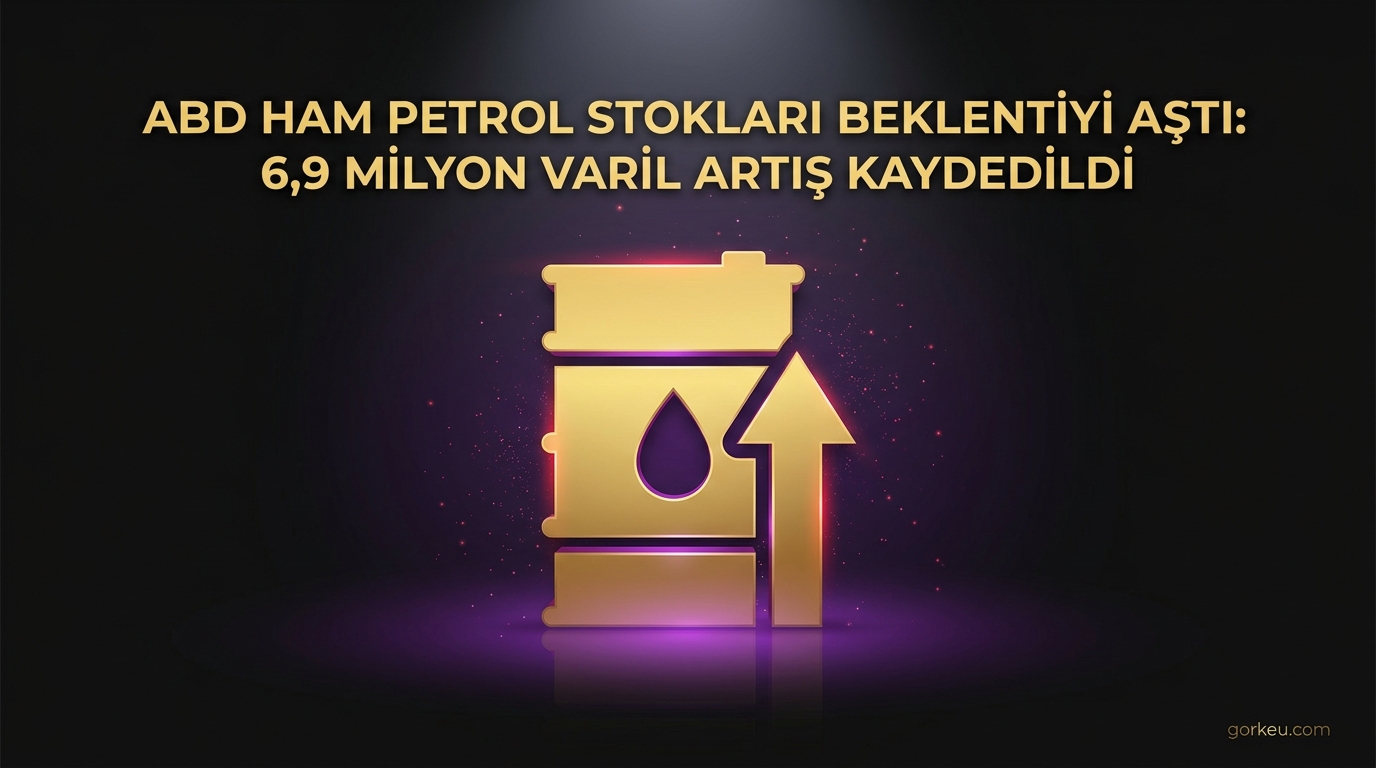ABD Ham Petrol Stokları Beklentiyi Aştı: 6,9 Milyon Varil Artış Kaydedildi