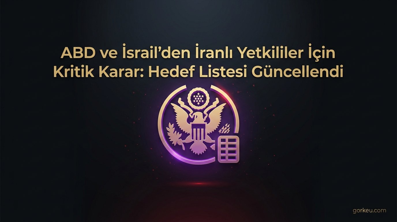 ABD ve İsrail'den İranlı Yetkililer İçin Kritik Karar: Hedef Listesi Güncellendi
