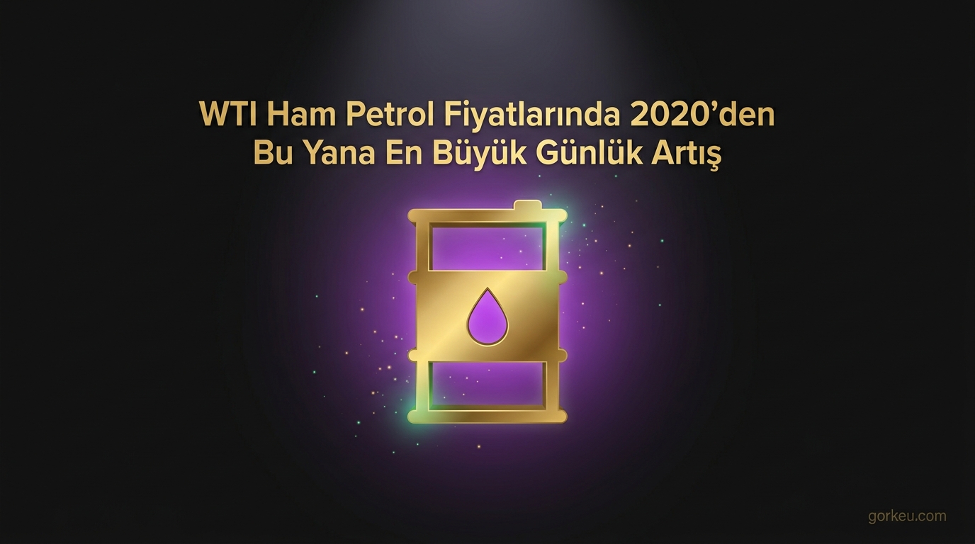 WTI Ham Petrol Fiyatlarında 2020'den Bu Yana En Büyük Günlük Artış