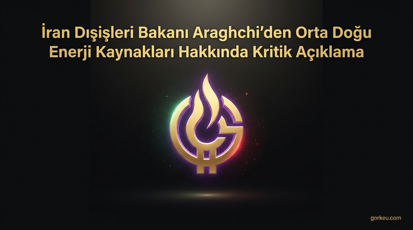 İran Dışişleri Bakanı Araghchi'den Orta Doğu Enerji Kaynakları Hakkında Kritik Açıklama