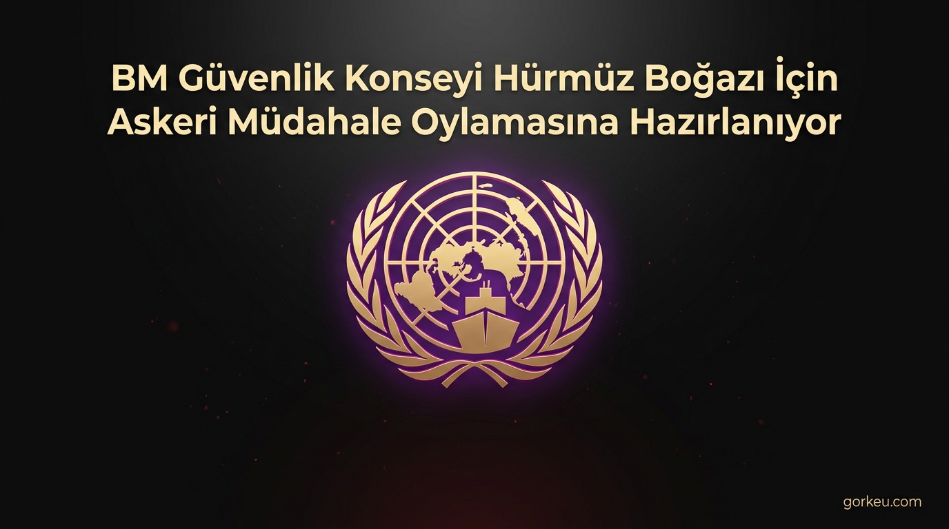 BM Güvenlik Konseyi Hürmüz Boğazı İçin Askeri Müdahale Oylamasına Hazırlanıyor