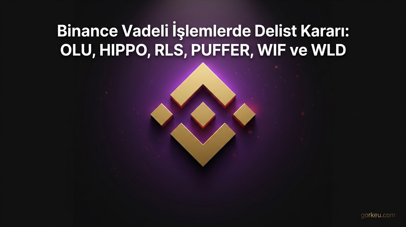 Binance Vadeli İşlemlerde Delist Kararı: OLU, HIPPO, RLS, PUFFER, WIF ve WLD