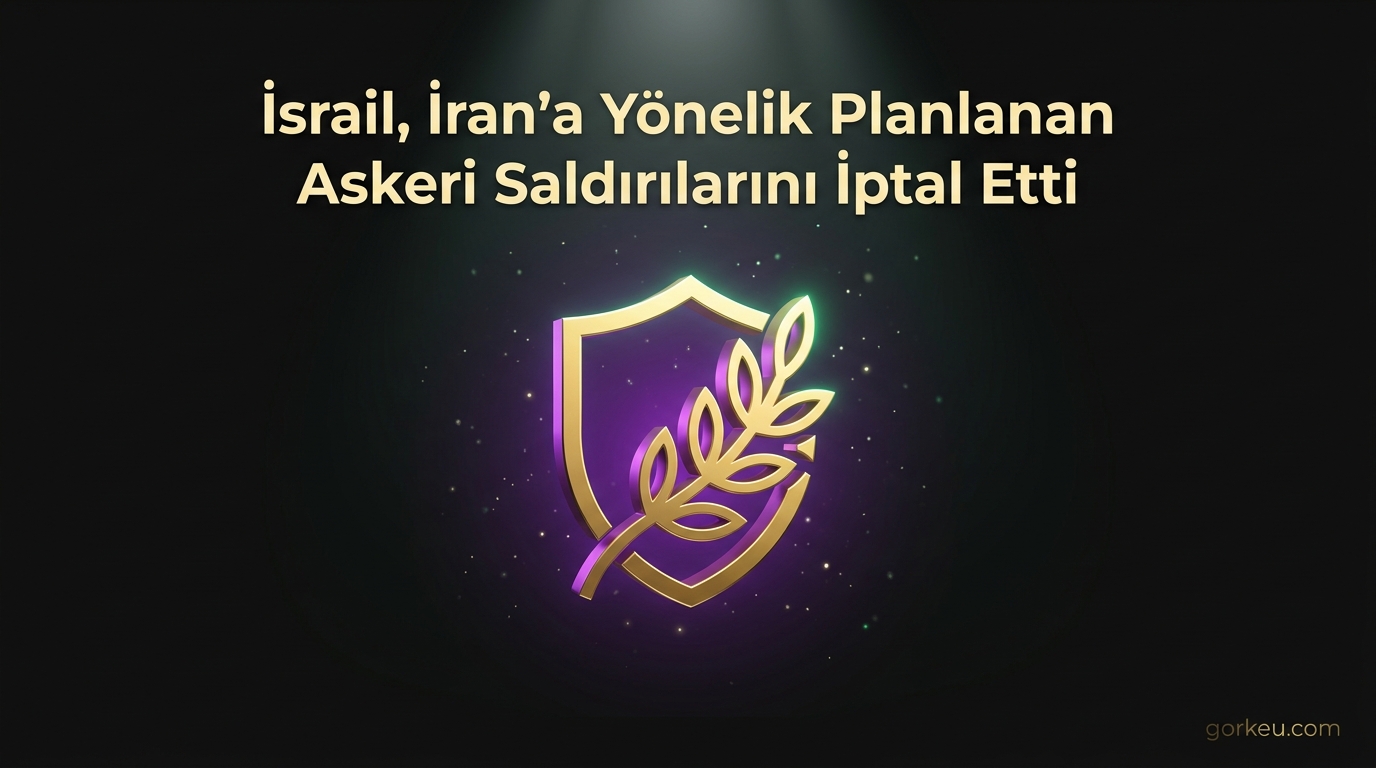 İsrail, İran'a Yönelik Planlanan Askeri Saldırılarını İptal Etti