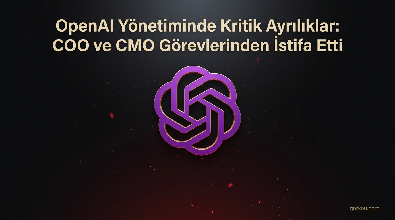 OpenAI Yönetiminde Kritik Ayrılıklar: COO ve CMO Görevlerinden İstifa Etti