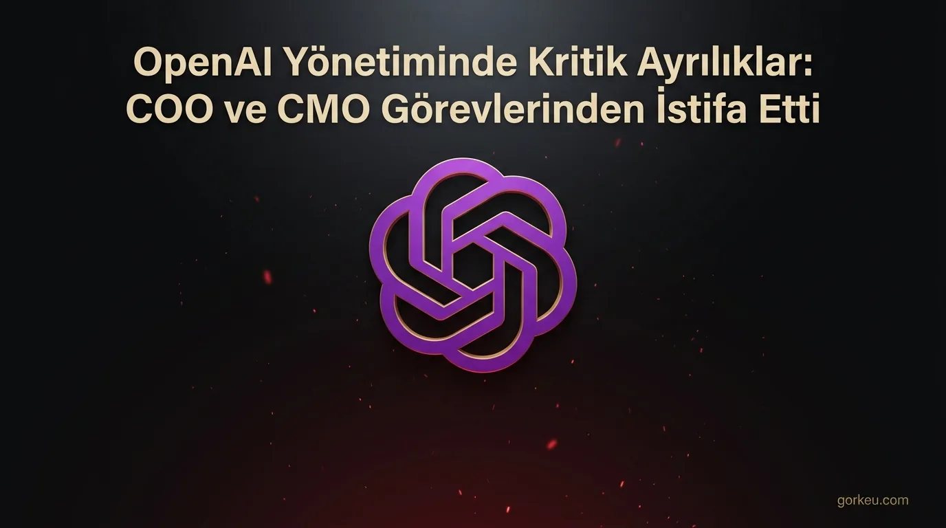 OpenAI Yönetiminde Kritik Ayrılıklar: COO ve CMO Görevlerinden İstifa Etti