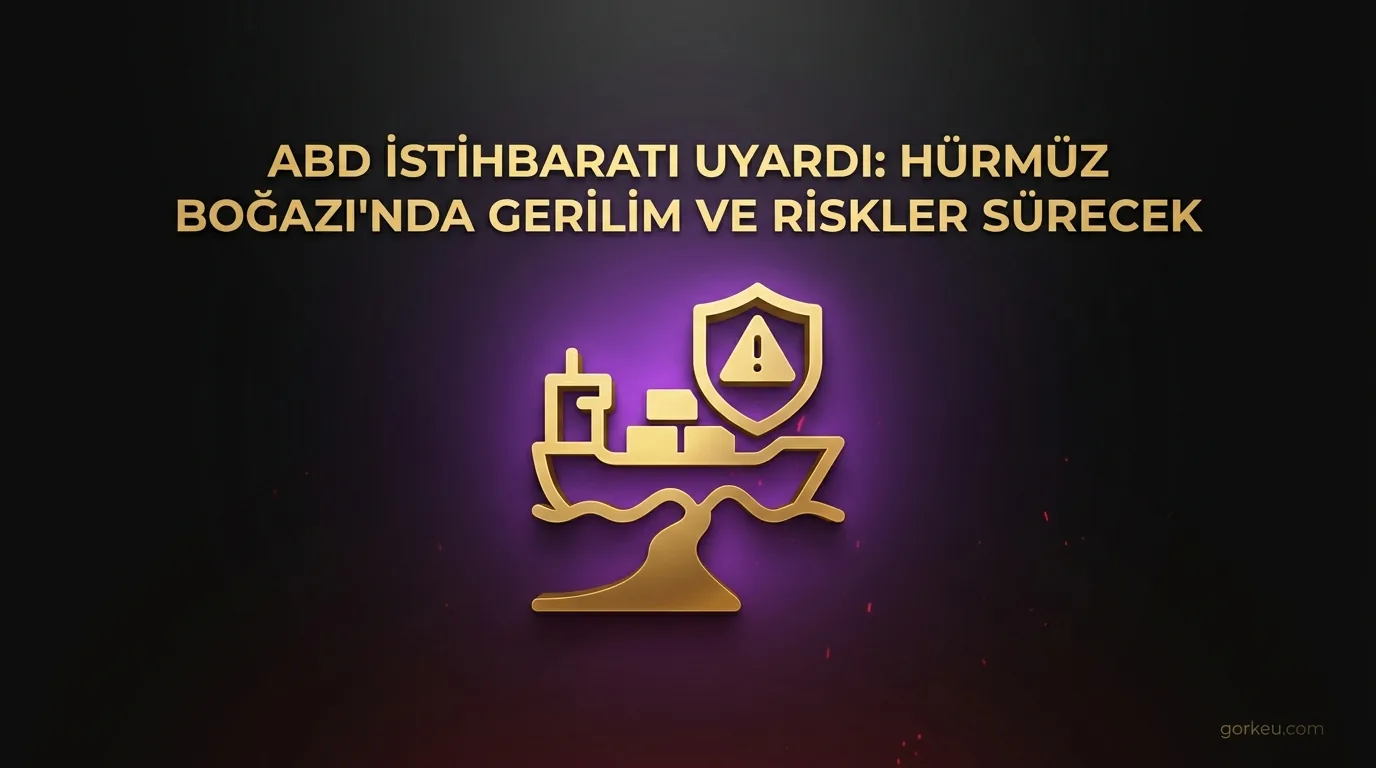 ABD İstihbaratı Uyardı: Hürmüz Boğazı'nda Gerilim ve Enerji Riski Sürecek