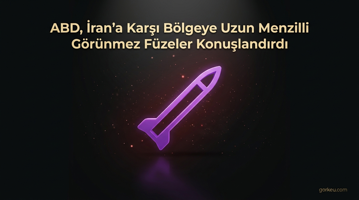 ABD, İran'a Karşı Bölgeye Uzun Menzilli Görünmez Füzeler Konuşlandırdı